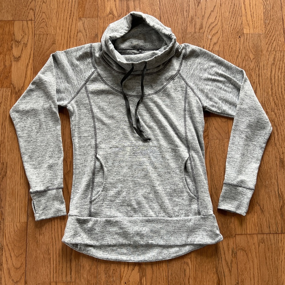 Kuhl Gray Cowl Neck Pullover